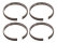 4 Anéis Sincronizadores para Porsche 356 A/B/C Tipo 716/741 71630230107