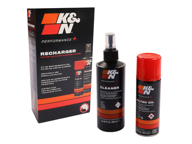 K&N スポーツエアフィルター用サービスキット：クリーナー + オイル