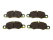 Brake pads for PORSCHE 991 997 Boxster Cayman 981 982 RACING YELLOW FRONT