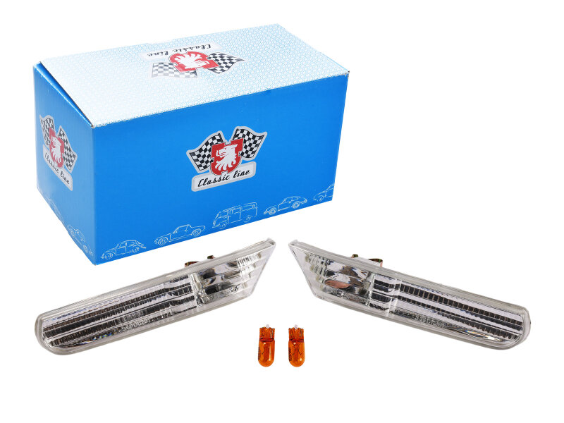 Clignotants latéraux pour PORSCHE 996 986 clignotants garde-boue CLEAR L+R JP-Dansk