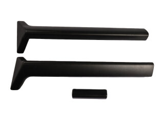 Kniebeschermingsstrips voor PORSCHE 911 F/G 930 69-85 SET ZWART