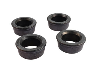 Suporte do eixo traseiro com rolamento de borracha 4x para PORSCHE 356 A/B-T5 at&eacute; -61 COM ARO