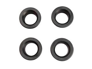 4x rubber bearing rear axle strut for PORSCHE 356 A/B-T5 up to -61 WITH RIM