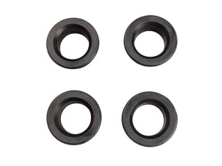 4x rubber gelagerde achteraspoot voor PORSCHE 356 A/B-T5 tot -61 MET VELG