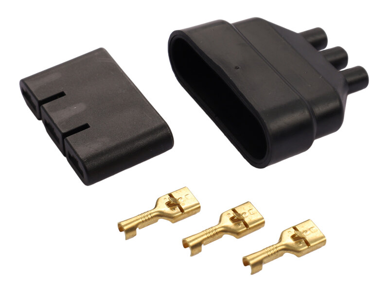 Connectorbehuizing HKZ Bosch voor PORSCHE 911 F/G 69-77 3-polig