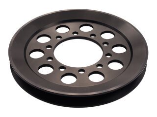 Pulley crankshaft for PORSCHE 964 RS conversion to single belt ALUMINUM