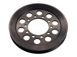 Pulley crankshaft for PORSCHE 964 RS conversion to single belt ALUMINUM