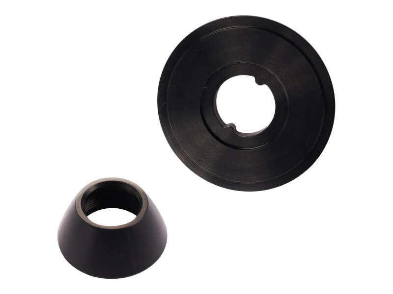 Piastra portante + dado blocchetto accensione per PORSCHE 911 F 912 65-68 ALUMINIUM SW