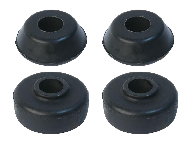 Veerpootlager schokdemper voor PORSCHE 914 lagerring rubber ACHTER BOVEN SET
