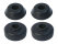 Veerpootlager schokdemper voor PORSCHE 914 lagerring rubber ACHTER BOVEN SET