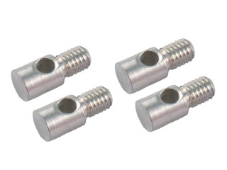 Mounting kit for heater flap box for PORSCHE 356, bushings, bolts, actuating rod