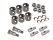 Mounting kit for heater flap box for PORSCHE 356, bushings, bolts, actuating rod