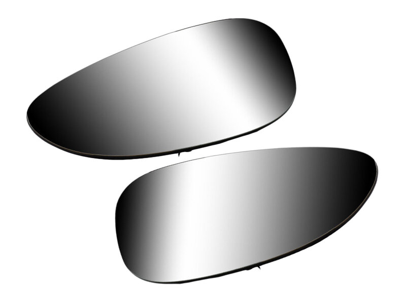 2x Cristales de Espejo para PORSCHE 996 Carrera Turbo 986 Boxster (I+D)