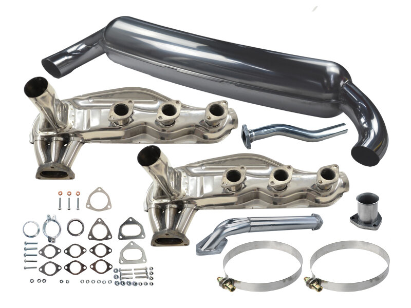 Exhaust kit for PORSCHE 911 G 2.7 3.0 SC stainless steel...