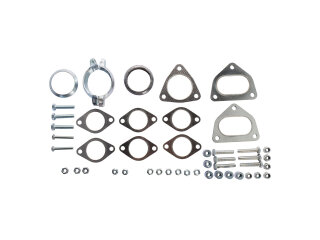 Exhaust kit for PORSCHE 911 G 2.7 3.0 SC stainless steel dual tailpipe