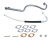 Kit de conversion en collecteur déchappement pour PORSCHE 911 S SC Carrera SET