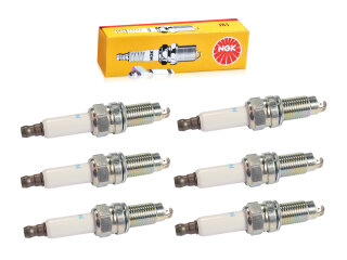 6x spark plug for PORSCHE Cayenne V6 3.2 955 9PA NGK