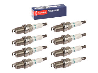 8x spark plugs for PORSCHE Cayenne 955 turbo 4.5 DENSO