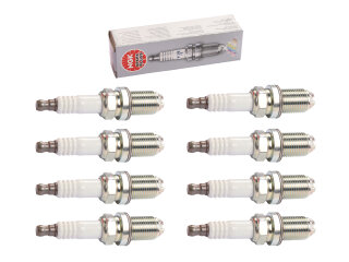 8x Zündkerze für PORSCHE Cayenne V8 955 4.5 NGK
