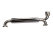 Rear silencer for PORSCHE 964 Carrera exhaust muffler stainless steel