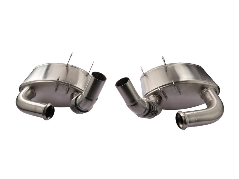 ポルシェ 996 カレラ スポーツ排気マフラー L+R 用リアサイレンサー