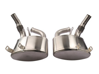 Rear silencer for PORSCHE 996 Carrera Sport exhaust muffler L+R