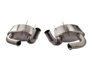 Silencieux arri&egrave;re pour Porsche 996 Carrera, pot d&eacute;chappement sport gauche + droit