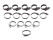 Abrazaderas para mangueras de refrigerante para PORSCHE 924 2.0 931 turbo SET