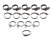 Abraçadeiras para Mangueiras do Sistema de Arrefecimento para PORSCHE 924 2.0 931 Turbo - Jogo