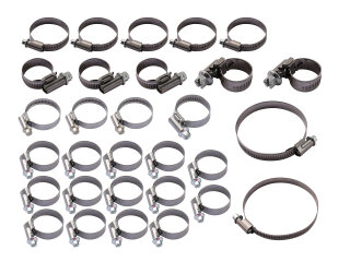Abrazaderas para manguera de refrigerante para PORSCHE 924S 944 2.5 SET