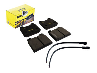 Brake pads + wear indicators for PORSCHE 911 G 3.2 Carrera FRONT