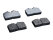 Brake pads + wear sensors for PORSCHE 944 turbo 2.5 up to -86 REAR