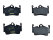 Pastilhas de Freio + Indicadores de Desgaste para PORSCHE 987 2.7 2.9 3.4 Boxster Cayman TRASEIRAS