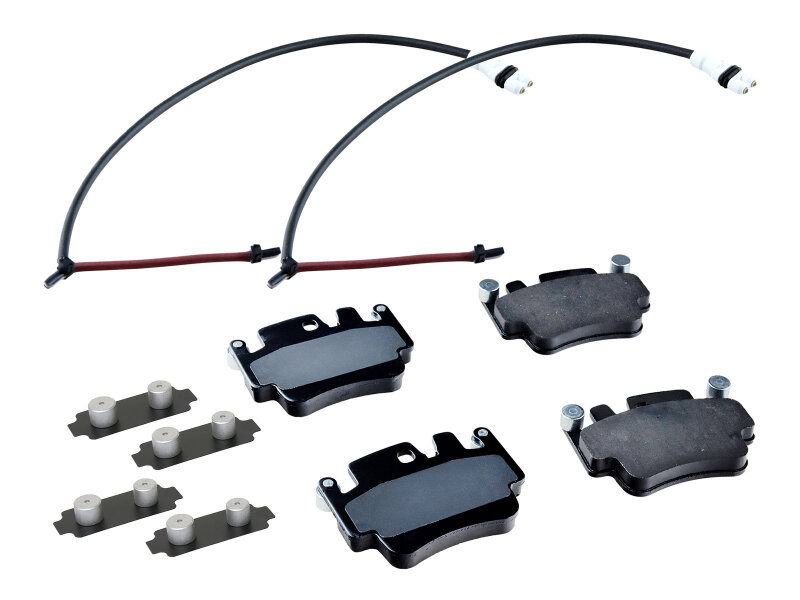 Remblokken + ringen + dempingsplaten voor PORSCHE 996...