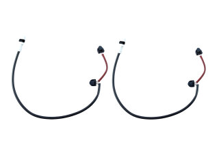 Plaquettes de frein + t&eacute;moins dusure + disques damortissement pour PORSCHE 997 turbo ARRI&Egrave;RE 34 mm