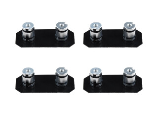 Remblokken + slijtage-indicatoren + dempingsplaten voor PORSCHE 997 turbo ACHTER 34mm