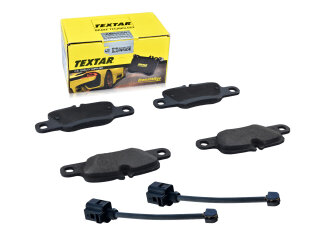 Pastiglie freno + contatti segnalazione + piastre molla per PORSCHE Panamera 970 POSTERIORE