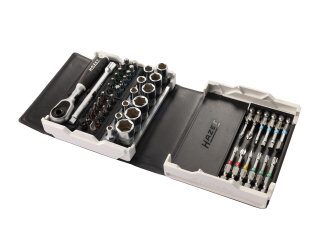 Coffret de 50 douilles pour la gamme doutils de course PORSCHE Racing Tool Line Hazet