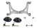 Chassisrevisie voor PORSCHE 993 C2 draagarmlagers SET FRONT STD in de AT