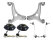 Revisão do chassi do rolamento do suporte do braço da suspensão PORSCHE 993 C2 SET FRONT SPORT no AT