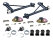 Revisão da suspensão para PORSCHE 911 G 86 - Braços de controle dianteiros de 22 mm (recondicionados)