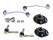 Reacondicionamiento chasis PORSCHE 964 turbo WTL casquillos para rodamiento delantero STD en el AT