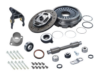 Kit embrayage pour PORSCHE 911 G 3.2 87-89 G50 + fourchette de d&eacute;brayage + tube de guidage SET