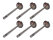 6x valvula de admision para PORSCHE 911 S 2.0 69