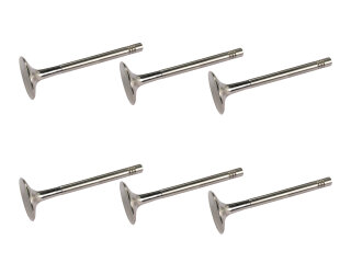 6x exhaust valve for PORSCHE 911 S 2.0 69