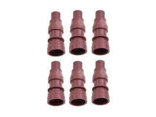 6x H&uuml;lse + Dichtungen f&uuml;r PORSCHE 911 G 2.7 SC 3.0 K-Jetronic Einspritzd&uuml;se SET