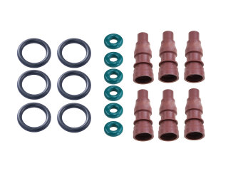 6x sleeve + seals for PORSCHE 911 G 2.7 SC 3.0 K-Jetronic...
