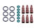 6x Injectorhulzen + Afdichtingen voor PORSCHE 911 G 2.7 SC 3.0 K-Jetronic Injector SET