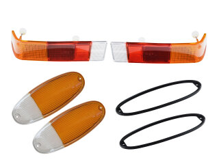 Intermitente + cristal piloto trasero para PORSCHE 914 SET DELANTERO TRASERO