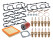 Kit de révision + joint de couvercle de soupape pour PORSCHE 964 Carrera 96410095600 SET